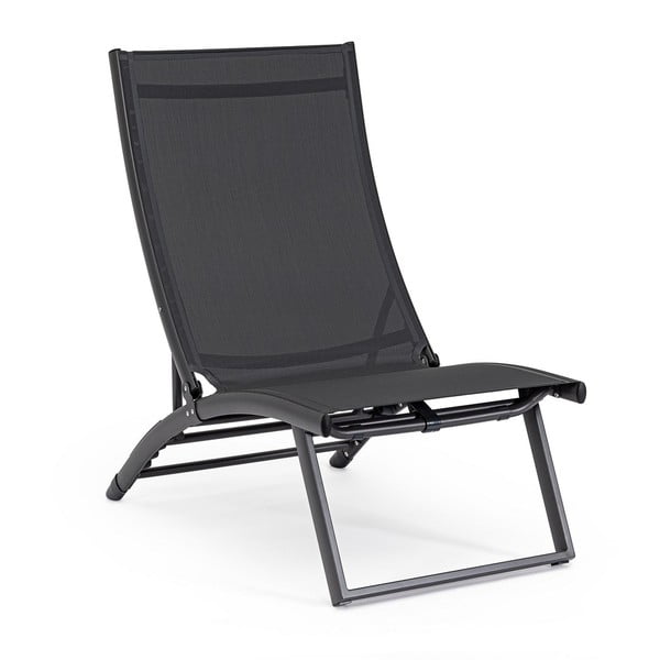 Antracitno siv kovinski vrtni ležalnik Taylor – Bizzotto