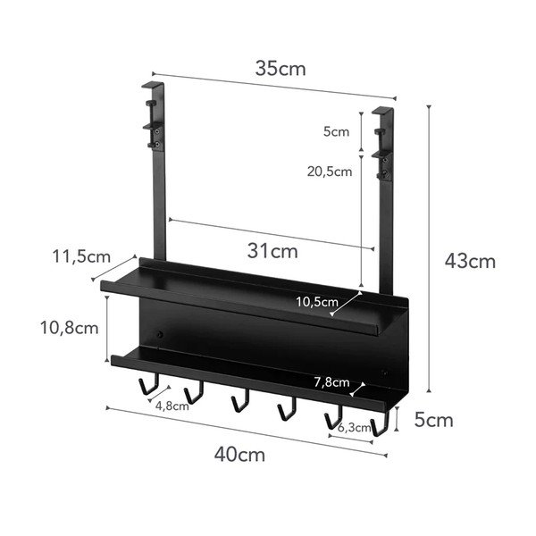 Kovinski organizator za kable Smart – YAMAZAKI-image-4