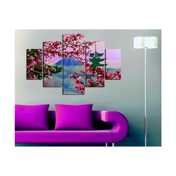 Večdelna slika Japan View 92 x 56 cm-image-1