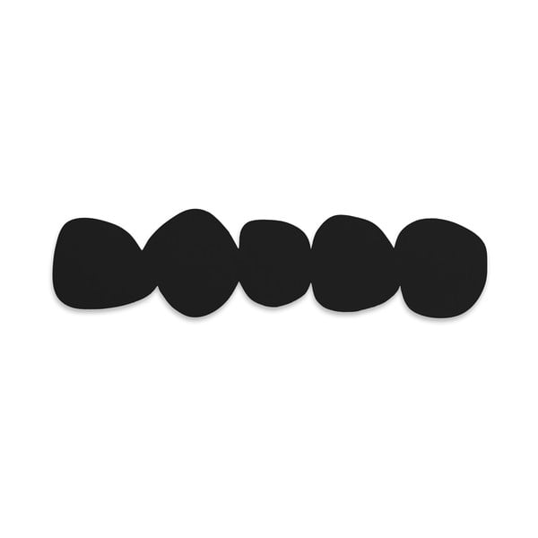 Črn kovinski stenski obešalnik 58 cm Tumulo – Spinder Design