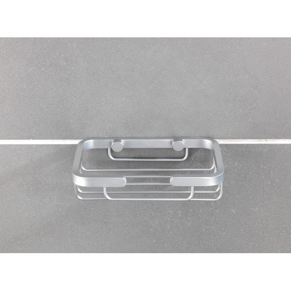 Stensko ržalo za milo v srebrni barvi Wenko Gomo-image-1