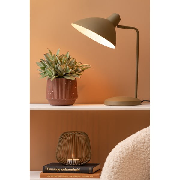 Zelena namizna svetilka s kovinskim senčilom (višina 49 cm) Casque – Leitmotiv-image-1