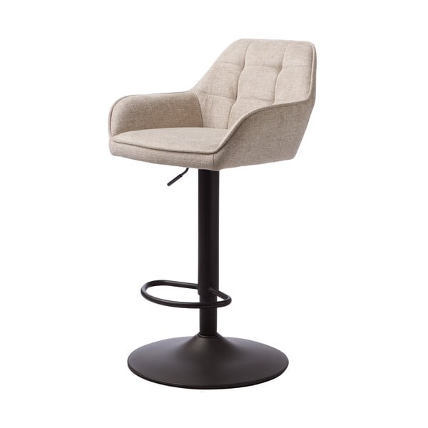 Bež barski stol z nastavljivo višino Nolan – Unique Furniture