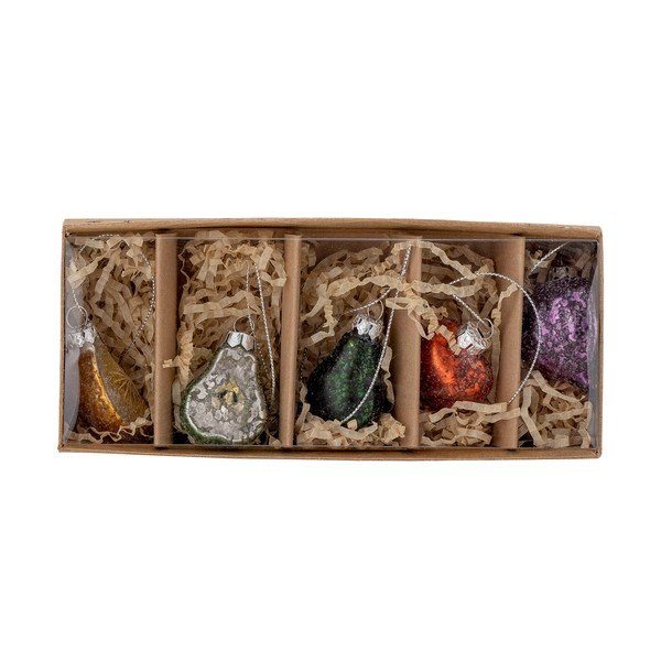 Stekleni okraski za jelko v kompletu 5 ks 5,5 cm Finka – Bloomingville-image-2