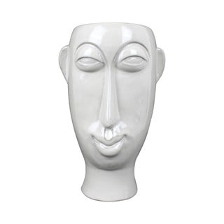 Bela porcelanasta vaza PT LIVING Maska, višina 27,2 cm