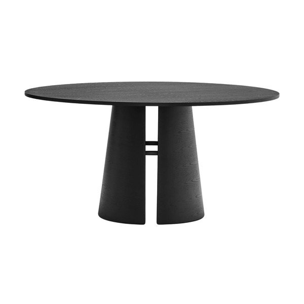 Okrogla jedilna miza v jesenovem dekorju ø 157 cm Cep – Teulat-image-2