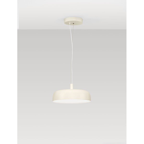 Kremno bela aluminijasta LED zatemnitvena viseča svetilka ø 40 cm Noelia – Nova Luce-image-3