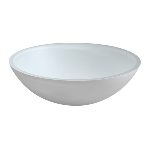 Bel steklen okrogel umivalnik ø 42 cm Telica – Sapho-image-3