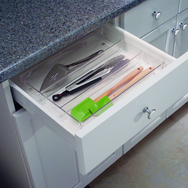 Prozoren organizator s 3 predali iDesign Linus, 35 x 27 cm-image-1