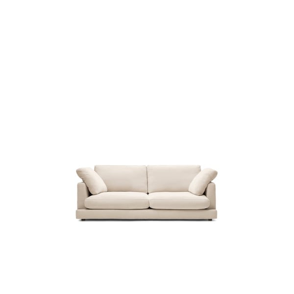 Kremno bela sedežna garnitura 210 cm Gala – Kave Home