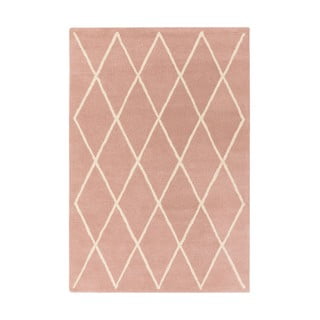 Rožnata ročno tkana volnena preproga 80x150 cm Albany – Asiatic Carpets