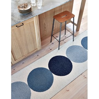 Modra/kremno bela notranja in zunanja preproga 70x140 cm Otto Sky – Pappelina