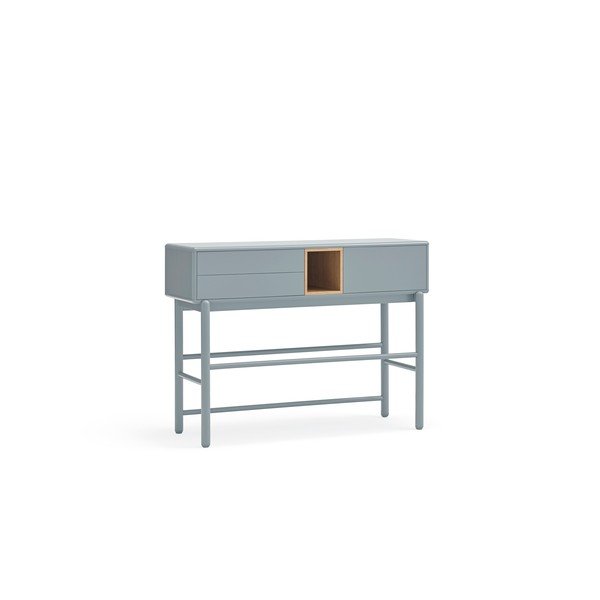 Modra/siva stranska mizica 35x120 cm Corvo – Teulat-image-2