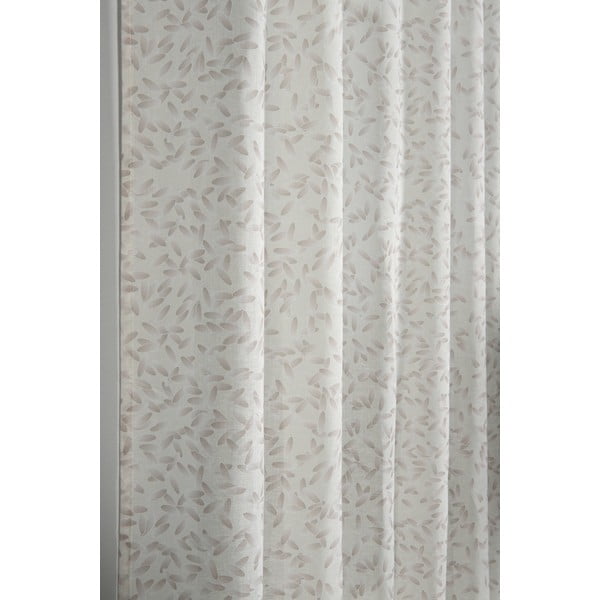 Bela prosojna zavesa 135x245 cm Zen Silence – Gardinia-image-2