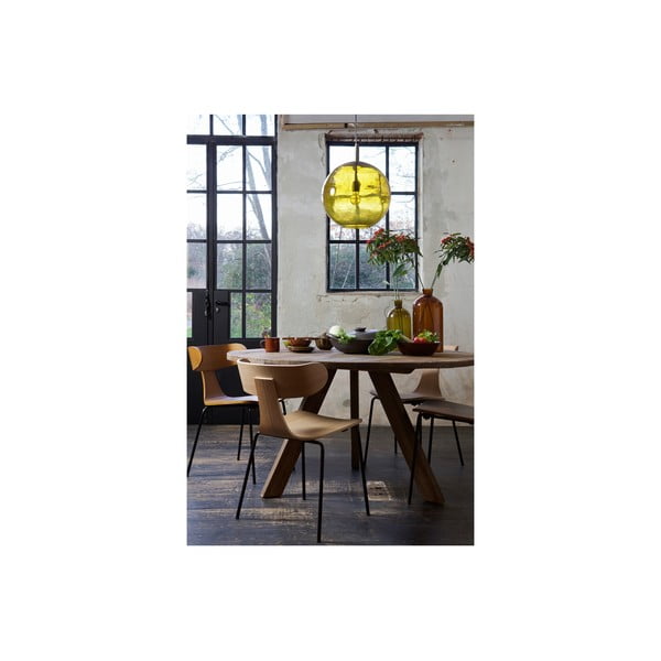 Jedilna miza iz brestovega lesa BePureHome Tondo, ⌀ 140 cm-image-4