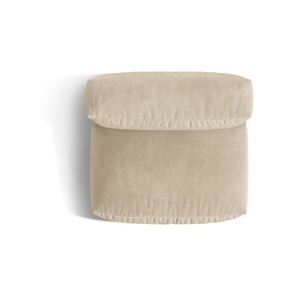 Bež žameten modul za sedežno garnituro (sredinski modul) Martina – Micadoni -image-4