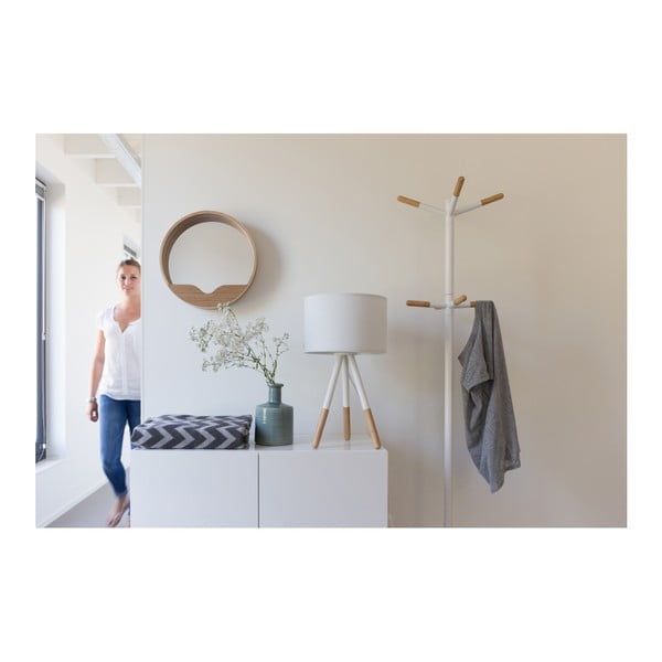 Stensko ogledalo s pladnjem za shranjevanje Zuiver Round Wall, ⌀ 40 cm-image-3