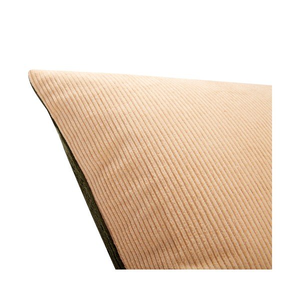 Zeleno-bež okrasna blazina Hübsch Cleo, 60 x 40 cm-image-3