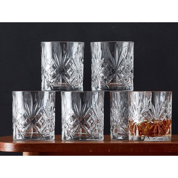Kozarci v kompletu 6 ks za viski 310 ml Melodia – Lyngby Glas-image-4