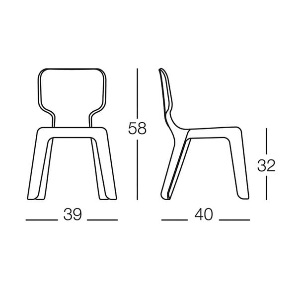Otroški zeleni zložljivi stol Magis Alma-image-4