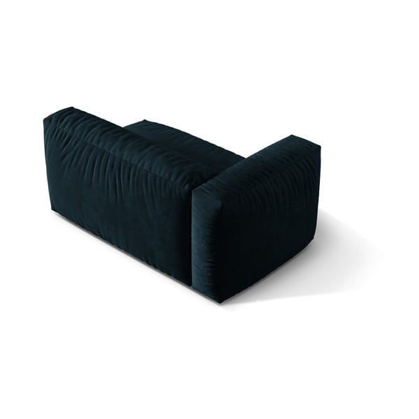 Temno moder žameten modul za sedežno garnituro (levi kot) Martina – Micadoni -image-2