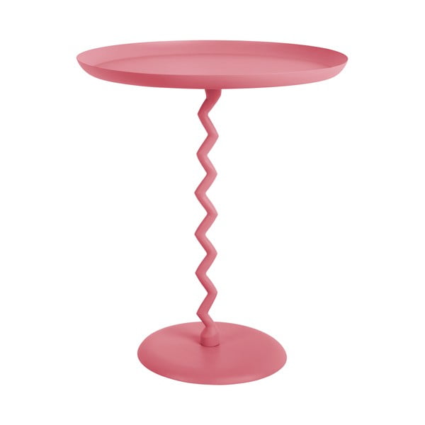 Kovinska okrogla stranska mizica ø 44 cm Zig Zag – Leitmotiv