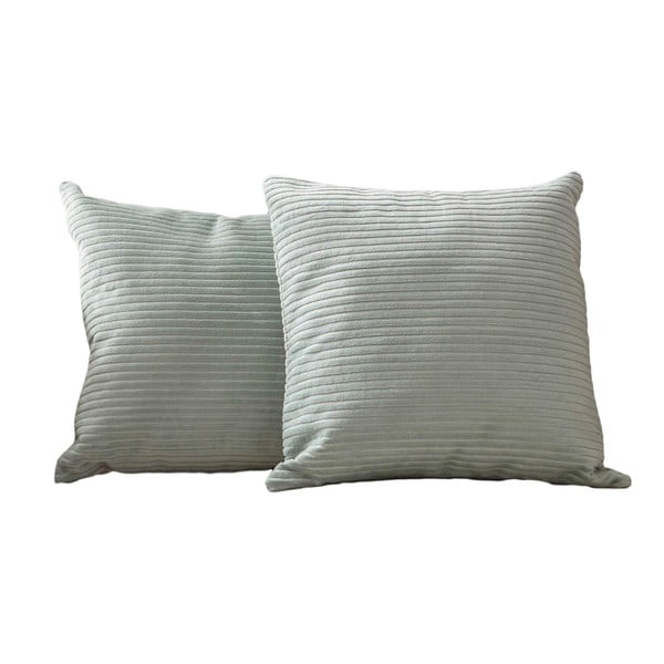 Prevleke za blazino v kompletu 2 ks iz rebrastega žameta 43x43 cm – Mioli Decor