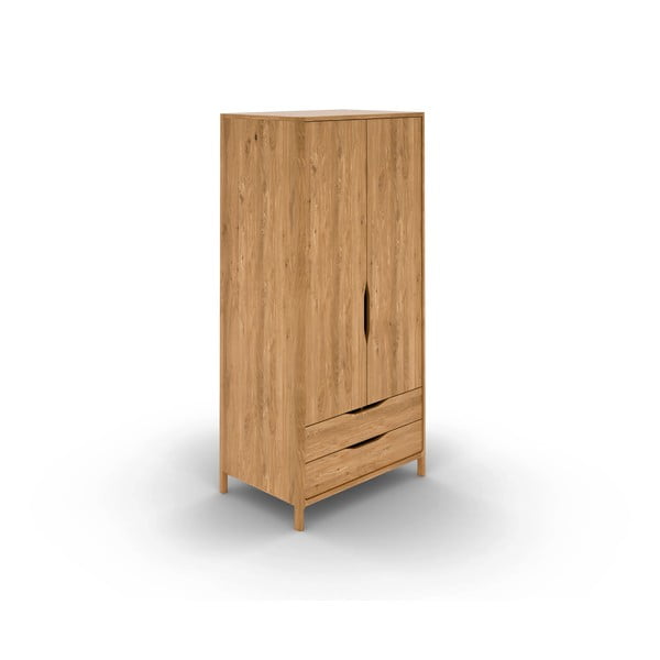 Garderobna omara iz masivnega hrasta 96x188 cm Twig – The Beds-image-2