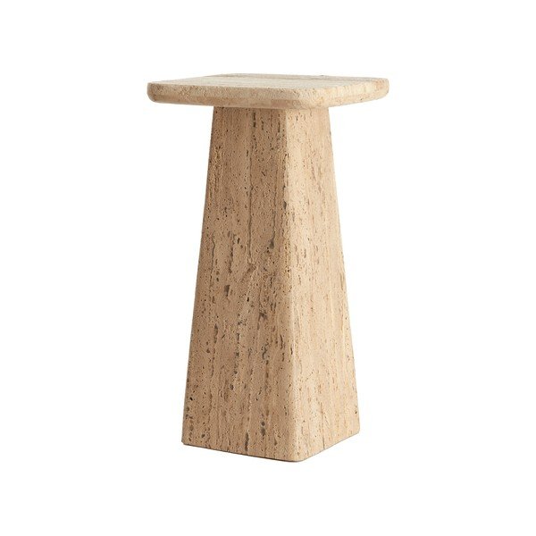 Stranska mizica s kamnito mizno ploščo 30x30 cm Kepami – Light & Living-image-2