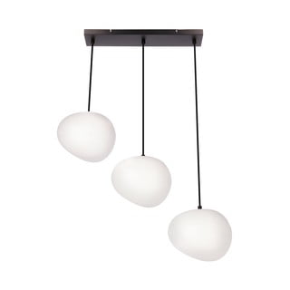 Črno-bela viseča svetilka Stones – Candellux Lighting