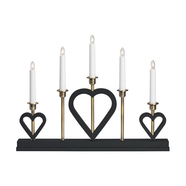 Črna božična svetlobna dekoracija Melissa – Markslöjd