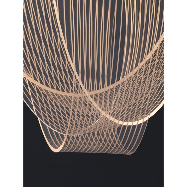 Aluminijasta LED zatemnitvena viseča svetilka v zlati barvi s senčilom iz akrilnega stekla ø 52 cm Valentin – Nova Luce-image-3