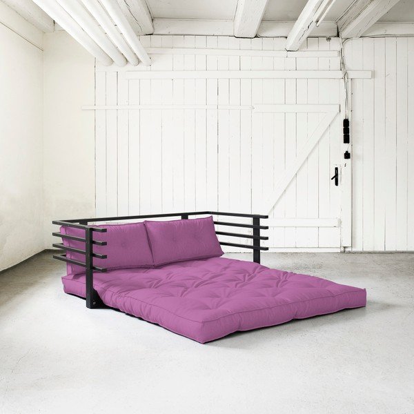 Variabilni kavč Karup Funk Black/Taffy Pink-image-1
