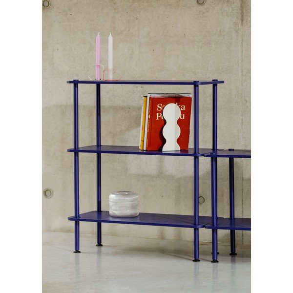 Moder regal v hrastovem dekorju 80x90,5x35 cm Teidi – noo.ma-image-1