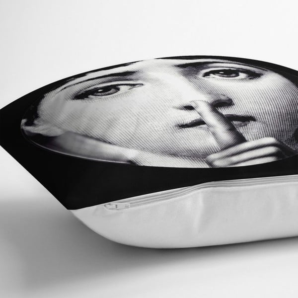 Prevleka za okrasno blazino Minimalist Cusion Covers BW Smia, 45 x 45 cm-image-1