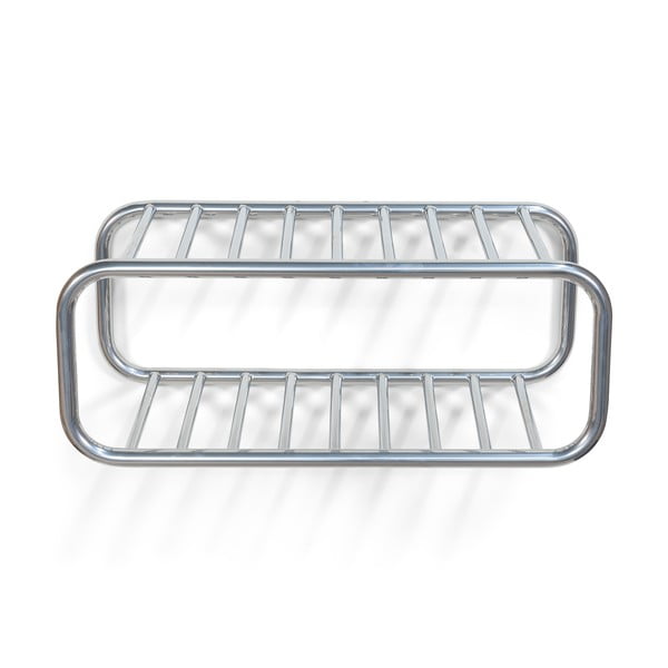 Kovinska stenska omarica za čevlje v srebrni barvi 72x28x35 cm Retro – Spinder Design-image-2