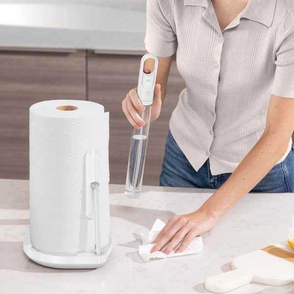 Belo jekleno držalo za kuhinjske brisače – simplehuman-image-1