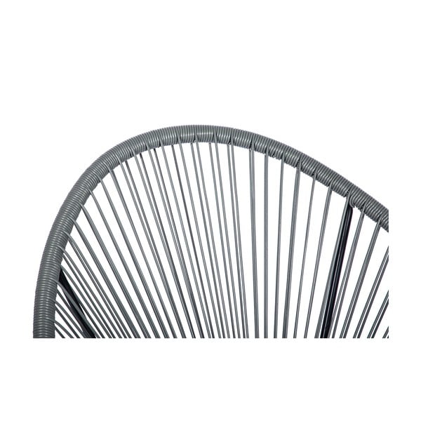 Siv vrtni fotelj iz ratana Bonami Selection Avocado-image-4