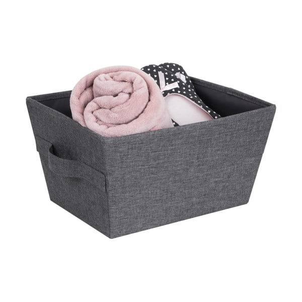 Siva košara za shranjevanje Bigso Box of Sweden Tap, 26 x 19 cm-image-2