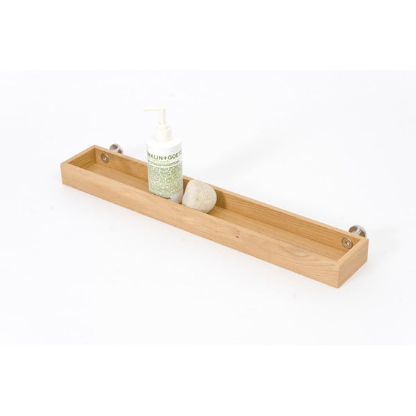 Stenska polica za kopalnico Wireworks Yoku Oak-image-4