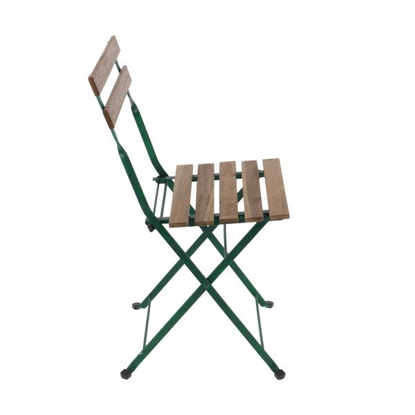 Zeleno-bež kovinski vrtni stol - Esschert Design-image-2