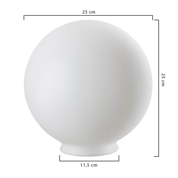 Belo senčilo za zunanjo svetilko Homemania Decor Hedwig-image-2