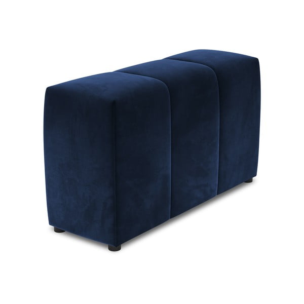 Modro žametno naslonjalo za modularni kavč Rome Velvet - Cosmopolitan Design 