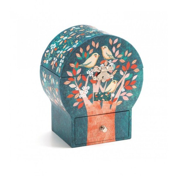 Otroška lesena škatla s ptičem Djeco Night Box