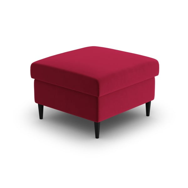 Rdeč žameten tabure Kyoto – Cosmopolitan Design-image-2