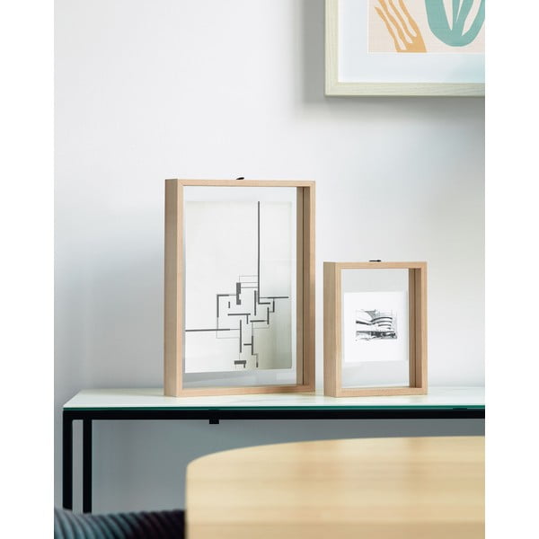 Stoječ okvir v naravni barvi 14,5x19,5 cm Flavina – Kave Home-image-1