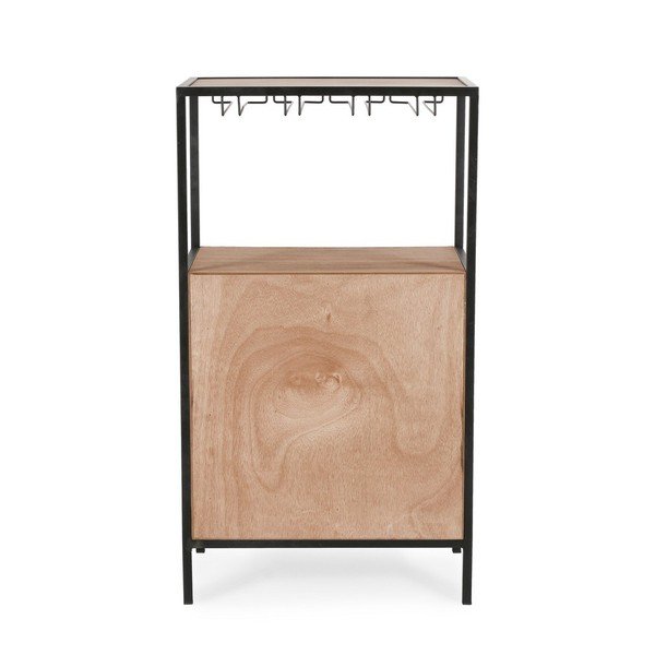 Vinska omara v naravni barvi število steklenic 12, 51x91x30 cm Isaac – Yes Everyday-image-4