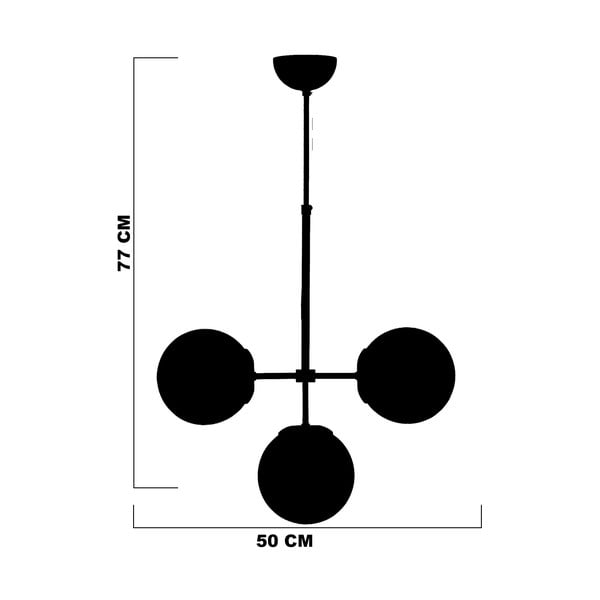 Zlato-siva stropna svetilka s steklenim senčilom ø 15 cm Seagull – Squid Lighting-image-3
