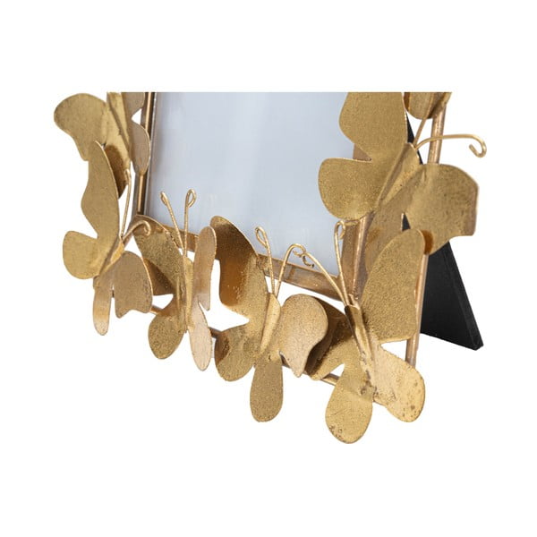 Kovinski stoječ okvir v zlati barvi 28x30,5 cm Butterfly – Mauro Ferretti-image-3