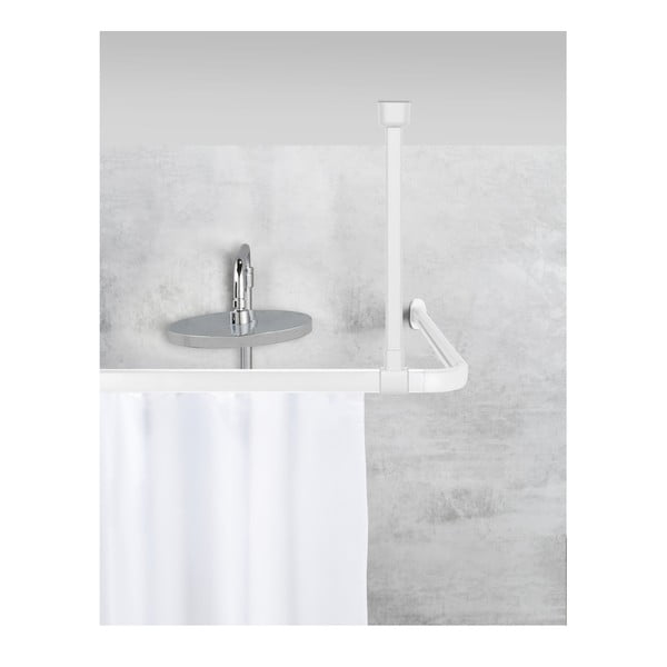 Bel stropni nosilec za tuš zaveso Era – Wenko-image-2